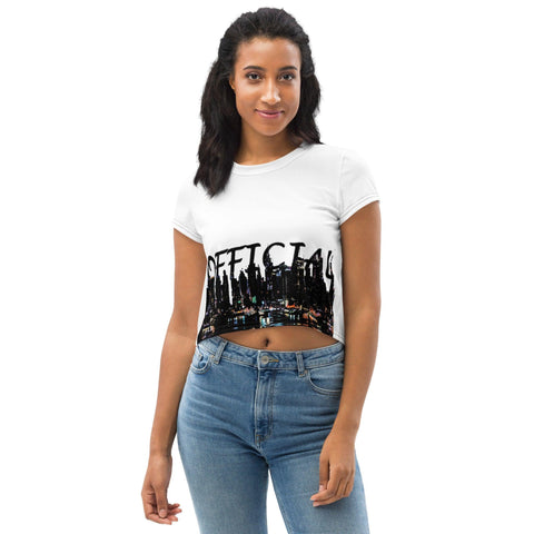 Official New York City All-Over Print Crop Tee - O.T Official