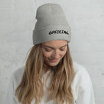 O.T Official Embroidered Cuffed Beanie - O.T Official