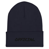 O.T Official Embroidered Cuffed Beanie - O.T Official