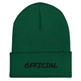 O.T Official Embroidered Cuffed Beanie - O.T Official