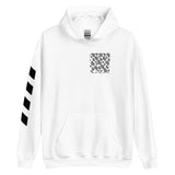 White Paisley Unisex Hoodie | Back print - O.T Official