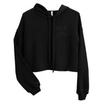 Embroidered Kissing Crop Hoodie - O.T Official