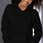 Embroidered Strapped Unisex Hoodie - O.T Official